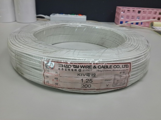白色)KIV電線1.25mm平方1C 配線台灣製絞線(每米12元) -商品詳細資料