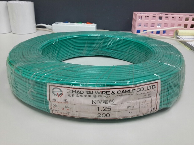 綠色)KIV電線1.25mm平方1C 配線台灣製絞線(每米12元) -商品詳細資料